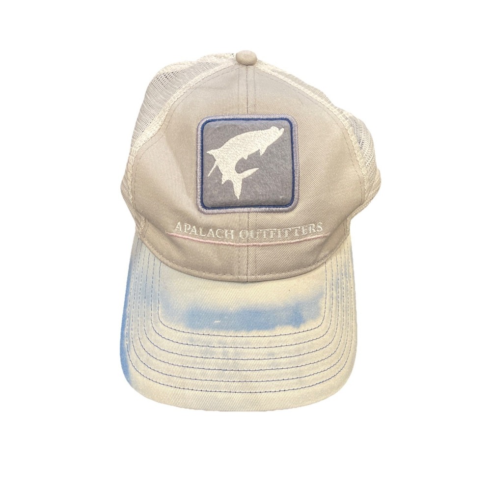 Apalach Outfitters Simms Shark Adjustable Grey And Blue Hat